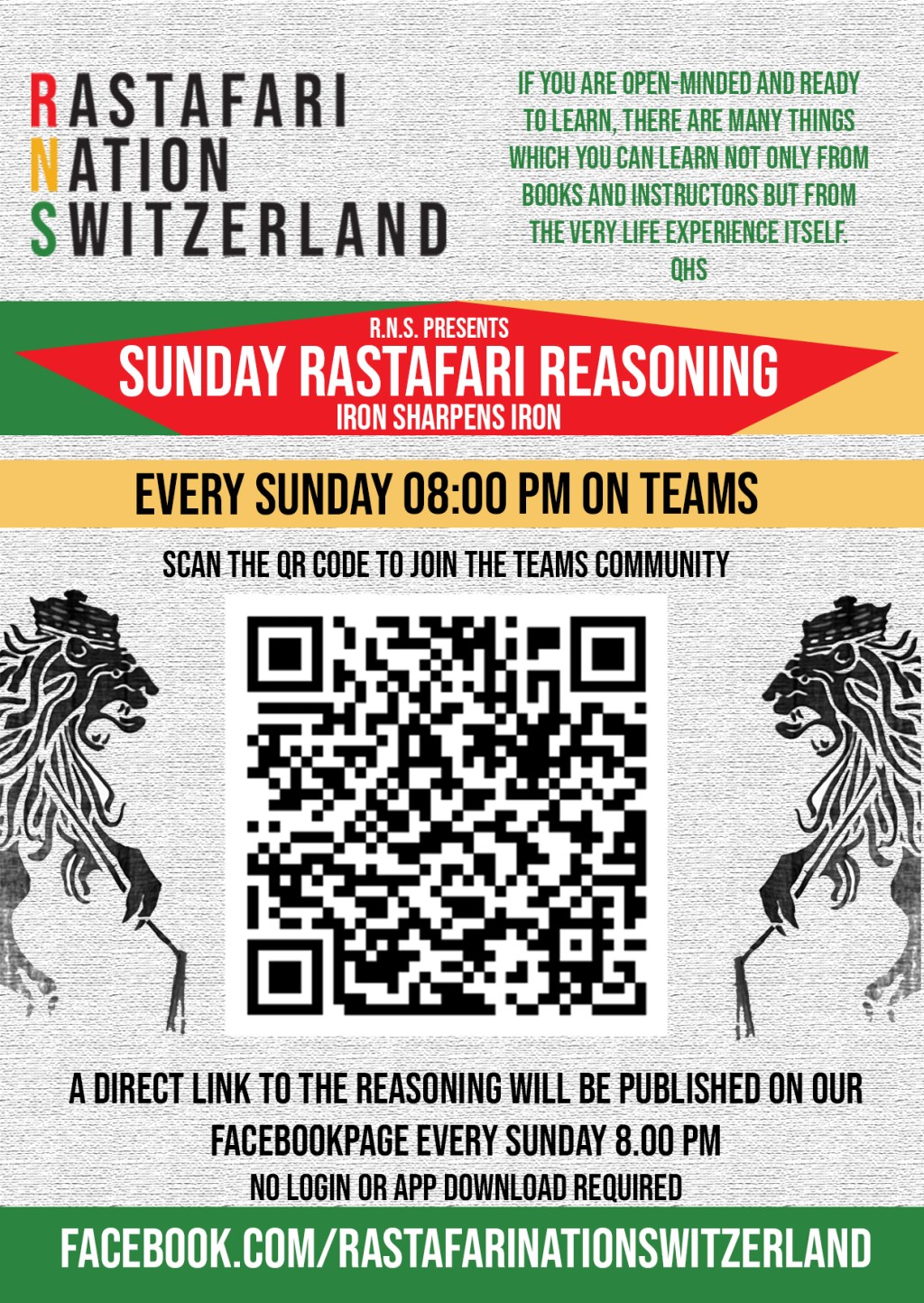 Sunday Rastafari Reasoning