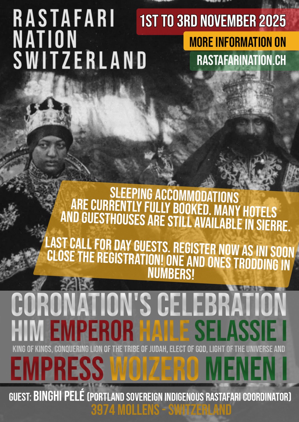 Coronation Gathering Update!