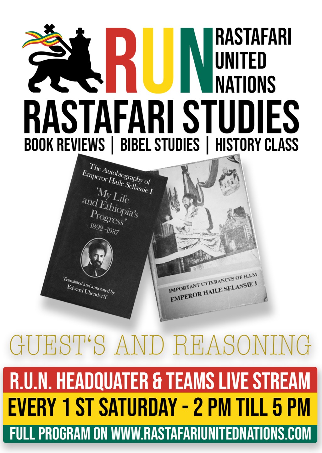 RUN Rastafari Studies 2026